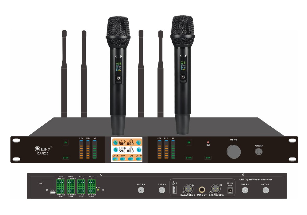 Ai真分集无线话筒 KU-Ai520